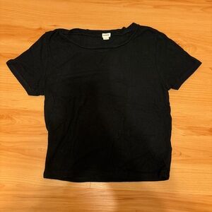 Garage black ribbed cropped tee

Open to offers
